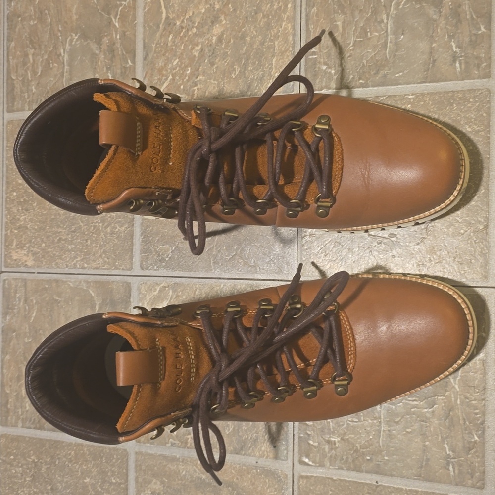 Cole Haan Tan Leather Boots